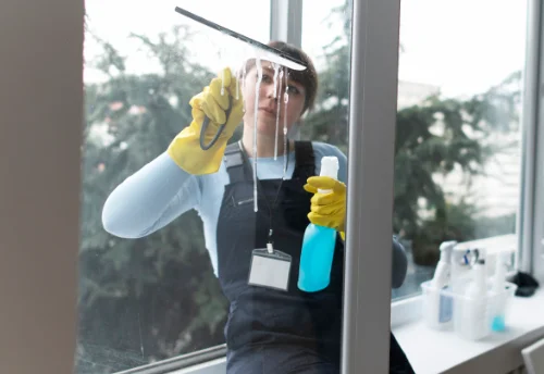 Nettoyage de vitres intérieures et extérieures à Rannée